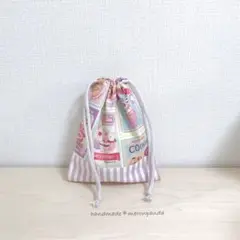 ヴィンテージスイーツ 巾着袋小