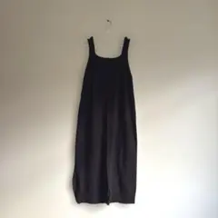 【美シルエット】ニットノースリーブロングワンピース