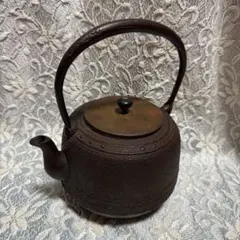 鉄瓶 鉄器 鋳物 湯沸かし 茶道具my1 - メルカリ