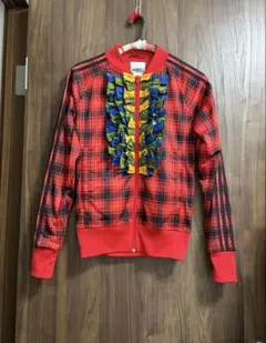 adidas×JEREMY SCOTT／フリルチェック柄トラックジャケットのサムネイル