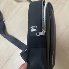 LACOSTE ブラック ショルダーバッグ
