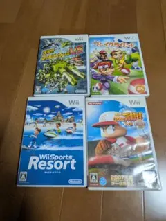 Wiiソフト4本セット（Wii Sports Resort他） - メルカリ