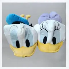 ドナルドダック・デイジーダック 帽子　ディズニー　セット　ファンキャップ