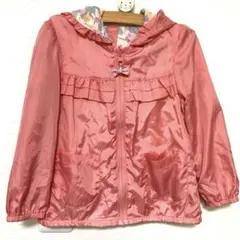 エニィファム 100 ウインドブレーカー　パーカー　リバーシブル