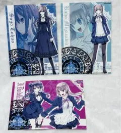 死神と少女 メッセサンオー 特典 ブロマイド 3枚セット 紗夜 夏帆 美品