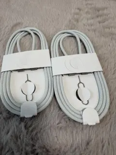 USB-C to USB-C 充電ケーブル 編組 純正品質 2本セット