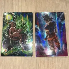 悟空　ブロリー　ホロカード 2枚セット