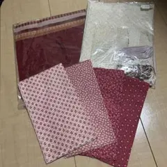 【訳あり】パッチワークキットの”布” 2点セット おまけ生地付き