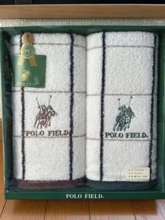 POLO FIELD フェイスタオル 2枚セット