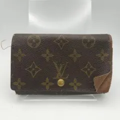 ルイヴィトン　折財布　財布　モノグラム　ブラウン