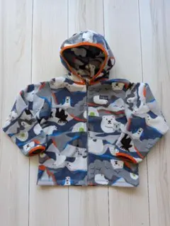 Patagonia フリースジャケット　動物柄　アニマル 110cm相当　5T