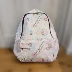 ★新品未使用★すみっコぐらし 花柄 マザーズバッグ リュックサック ピンク