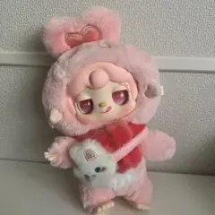 Yooki ヨーキ あたたかいうさぎ ぬいぐるみ ピンクうさぎ - メルカリ