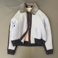 美品♪アカネウツノミヤ セーラーカラー シャツブルゾン ブラウス サックスブルー 美品♪アカネウツノミヤ セーラーカラー シャツブルゾン ブラウス