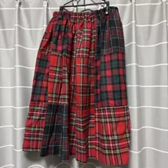 TAO コムデギャルソングレー 花柄 ストラップ付きロングスカート TAO コムデギャルソングレー 花柄 ストラップ付きロングスカート TAO