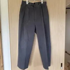 スティーブンアラン シンチバックワイドテーパードパンツ Sサイズ グレー