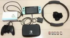 Nintendo Switch 本体 （どうぶつの森仕様）+ カセット、ケース等