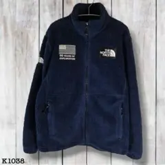 ノースフェイス 韓国限定 50周年 ボアジャケット ネイビー L K1038