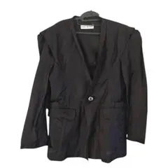 【美品】定価約12万円 薄手 ISSEY MIYAKE ジャケット ブラック 3のサムネイル