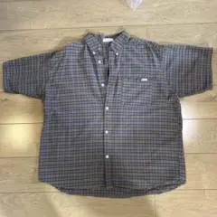 MUHE'T 半袖チェックシャツ ブラウン系のサムネイル