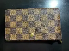 ルイヴィトン 　財布　ダミエ　ポルトモネビエトレゾール