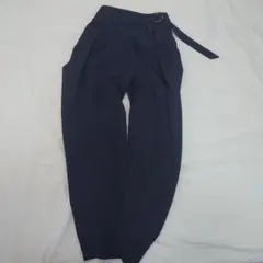 グリーンレーベル　ネイビー パンツ ベルトループ付き