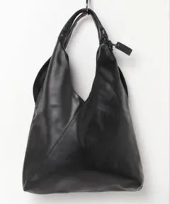 MARLONカーフレザートートバッグ（小型ポーチ付き）made in Italy