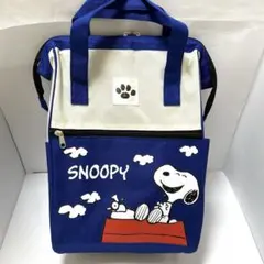 スヌーピー　ツーウェイ　リュック　春バッグ　キャンバスバッグ　新品　未使用
