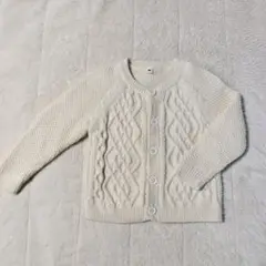 無印良品　綿100%シンプル上品なカーディガン ❢サイズ80