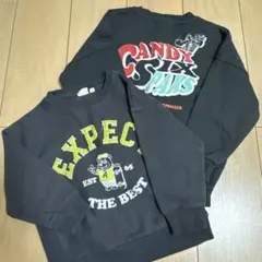 裏起毛 トレーナー 2枚セット 120