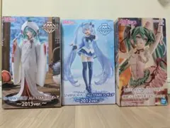 【未開封】初音ミク フィギュア　EVOLVE 雪ミク　3個セット