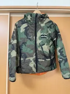 迷彩柄 Primaloft ダウンコート XS