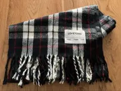 LOVETOXIC チェック柄マフラー