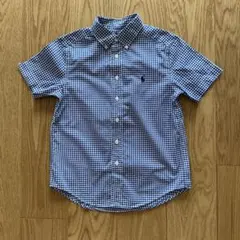 美品　ラルフローレン　ギンガムチェックブラウス　サイズ8