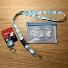 ベイマックス リールキーホルダー、ネックストラップ ミニポーチ3個セット