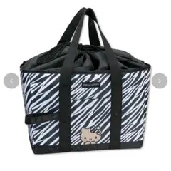 【即日発送】アベイル　ゼブラ柄　キティ　お買い物バッグ　保温保冷素材
