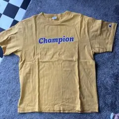 Champion マスタード Tシャツ LARGE