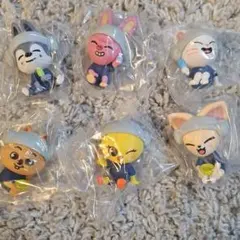 SKZOO サウナフィギュア　6種　ガチャガチャ　ガチャ スキズ