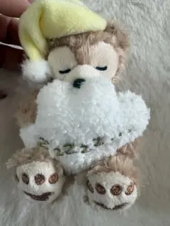 ダッフィー ぬいぐるみ ハート型クッション付き
