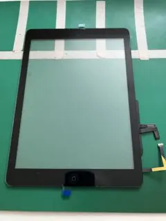 【新品互換品】iPad AIR / iPad5共通デジタイザー 白パネルテープ無