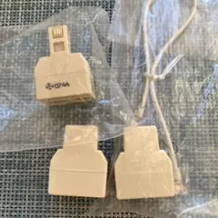 モジュラージャック　分配アダプタ 分岐アダプタ 二股アダプタ 電話分配器