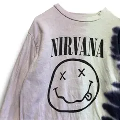 BNOW バンド スウェット 古着 ニルバーナ スマイリー カートコバーン