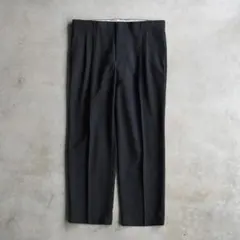 90s ラルフローレン ツータックスラックス ネイビー ローレン W34 L30