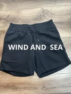 美品！WIND AND SEA ウィダンシー　スウェット　ショーツ　M ブラックのサムネイル