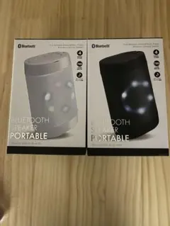 ポータブルBluetoothスピーカー 2色セット
