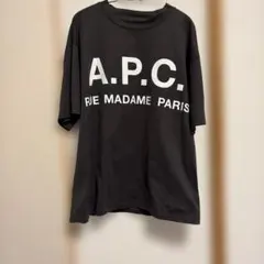 フランス製 90s archive A.P.C. 前V 半袖スウェット 黒 - メルカリ