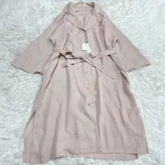 Heather ヘザー　タグ付　未使用　刺繍入り ロングコート ガウン　F