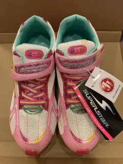 新品訳ありムーンスタースーパースタースニーカー 22.0cm ピンクバネのチカラ