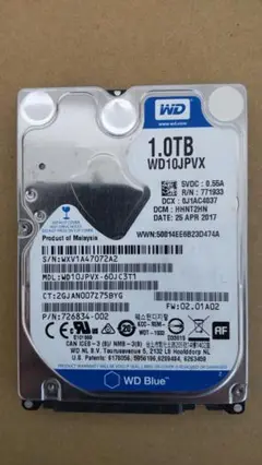 ウエスタンデジタルWD10JPVX & ロジテックLGB-PBSU3 まとめて