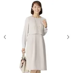 花柄ジャカード ワンピース レディス オケージョンドレス